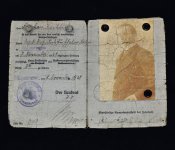 Немецкие водительские права времен Второй мировой войны