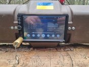 Музичний центр “Bazuka BM-audio” ручної роботи з тубусу від порохового заряду
