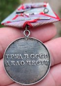 Медали за труд. Серебро
