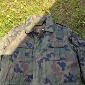 Теплий бушлат армії Польщі з підстібкою