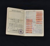Членская книжка DAF «Германский трудовой фронт» (нем. Deutsche Arbeitsfront)
