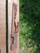 Остатки ствольной коробки и ствола французской винтовки образца 1885 года