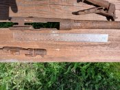 Остатки ствольной коробки и ствола французской винтовки образца 1885 года