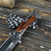 Складний ніж Мисливського типу з подовженим клинком + чохол