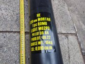 Пластиковый контейнер от мины 122 мм