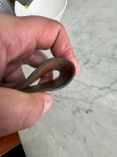кожаный подвес для парадного штыка