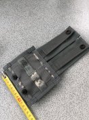 Двойной подсумок для подствольных 40 мм гранат (ВОГ) MOLLEII 40mm High Explosive Pouch турнікет стропа евак підсумок гп 25 постріл