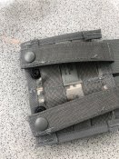 Двойной подсумок для подствольных 40 мм гранат (ВОГ) MOLLEII 40mm High Explosive Pouch турнікет стропа евак підсумок гп 25 постріл