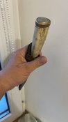 Кований царській ніж в шкіряних піхвах. Гарне тавро! Бонус!