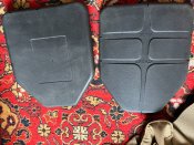 Бронеплиты с противоосколочным покрытием