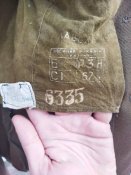 Кітель Парадного мундира рядового складу радянської армії зразка 1956 року.