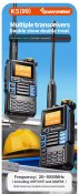 Радиостанция рация Quansheng UV-K6 UV-K5 Upgrade UV-K5 (99) Interphone 5W