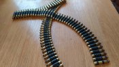5.56х45 гильзы латунные в россыпной ленте 100 шт.