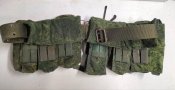 Трофейний ремінь з підсумками, рація та 4 магазини АК
