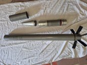 Авиационный НУРС С-8. Макет.