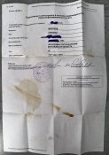Документи кацапа в колекційному стані