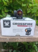 Коллиматорный прицел Vortex Crossfire Red Dot на Weaver с точкой 2 МОА низкой и высокой базой в комплекте