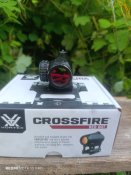 Коллиматорный прицел Vortex Crossfire Red Dot на Weaver с точкой 2 МОА низкой и высокой базой в комплекте