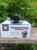Коллиматорный прицел Vortex Crossfire Red Dot на Weaver с точкой 2 МОА низкой и высокой базой в комплекте