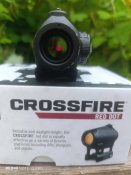 Коллиматорный прицел Vortex Crossfire Red Dot на Weaver с точкой 2 МОА низкой и высокой базой в комплекте