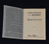 Рабочая книжка 1948 г.