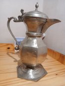 3И# Глечик вінтажний новий олов'яний виробництва Франціі