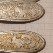 Вилка "Красный штамповщик" 6 штук
