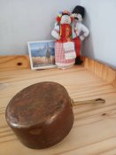 3И#1 Сотейник вінтажний мідний виробництва Франціі