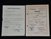 Пенсионное свидетельство,сертификат достижений.