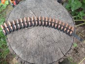 Лента 7.62х54 ПК, ПКМ с гильзами