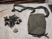 Сумка и звенья 100 шт. от патронов 5.56