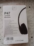 Стерео наушники P47 с Bluetooth 5.0, складная беспроводная гарнитура