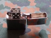 Бензинова запальничка Mil-tec American classic military хромована