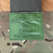 Захист паху бронетруси Британської армії МТР Pelvic Protection 2