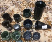 Упаковка, тубус від підривника до снаряду 122 мм. 4 види та 155 мм - 2 вида