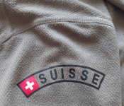 Термофутболка Suisse, 1 слой, олива, размер M, б/у, армия ВС Швейцария