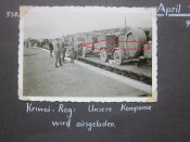 КРИВОЙ РОГ Original Foto Kriwoi Rog Ukraine Bahnhof Funk Trupp Funkmast Anhänger Reichsbahn.jpg