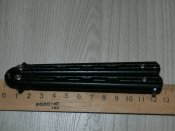 Складний ніж-метелик Балісонг Shaf A822 Чорна цегла 21.5см Balisong