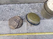 Тубус от порохового заряда к снарядам 155 мм USA