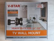 Крепление кронштейн прочное для ТВ 14-55 V-Star 8084 black