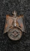 Winterhilfswerk / WHW - 2. WHW 7. Reichsstrassensammlung 23./24.3.1935 , " Adler auf Kranz "