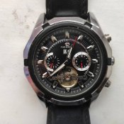 Трофейные часы Forsining Texas Tourbillon. Механика с автоподзаводом. Рабочие.