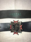 ремінь з геральдичною прягою (96см)