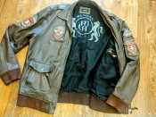 Mcneal Aircraft - крута шкіряна куртка пілота розм.XXXl