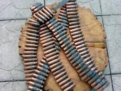 Рассыпная лента битая гильзами 7.62х54 (длинна 2м)