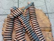 Рассыпная лента битая гильзами 7.62х54 (длинна 2м)