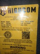 Бронепластина Highcom кераміка 1 шт