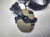 Адаптер Кріплення Чебурашки для активних навушників на шолом Fast. Earmor, Howard, Walker - Black