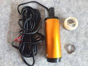 Электронасос перекачки Дизельного топлива погружной 12V алюмин корпус с фильтром