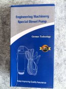 Электронасос перекачки Дизельного топлива погружной 12V алюмин корпус с фильтром